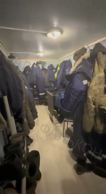 Внутренняя бытовая зона вахтового городка